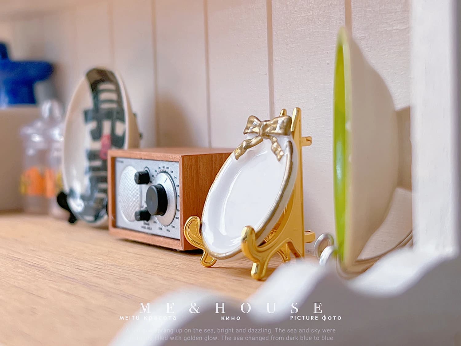 1/6 bjdob11gscblythe doll house mini model Disk rack/metal display rack