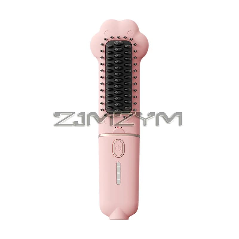 Mini piastra per capelli portatile pettine caldo che raddrizza gli apparecchi per lo Styling dei capelli piastra per pettine calda sia bagnata che asciutta