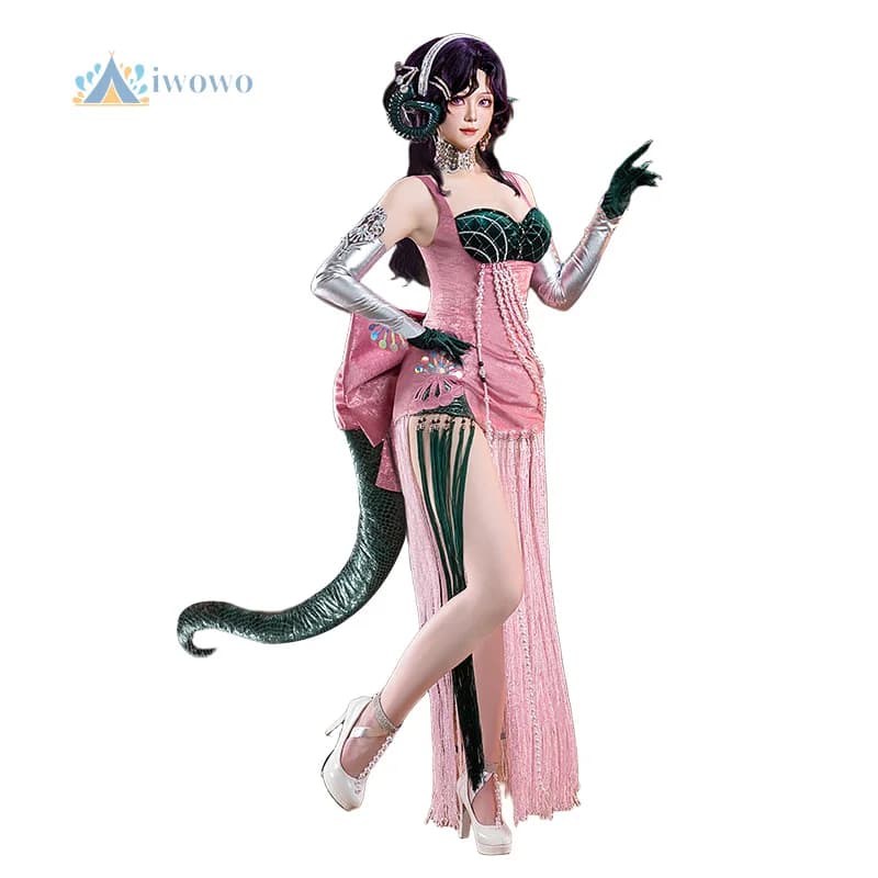 Reverse: 1999 Cosplay Anjo Nala Costumi Sexy Abito rosa Vestiti Carnevale di Halloween Gioco Festa Uniforme da donna alla moda