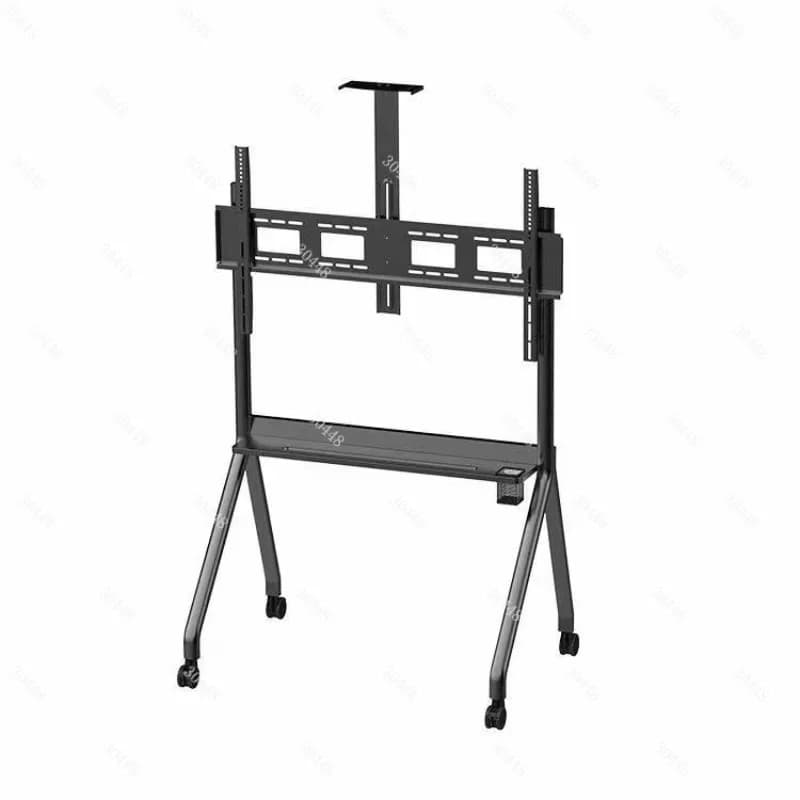 All-in-one floor mobile trolley for humanoid didactic tablets, monitors and TV