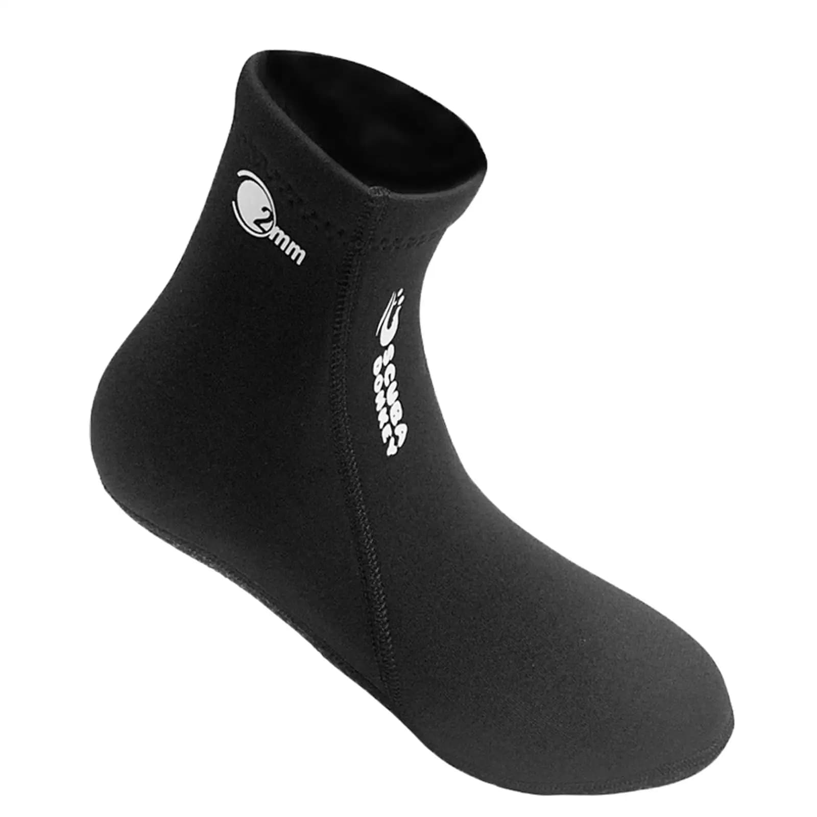 Neoprene Sock 2mm Thick Wetsuit Aqua Shoe Water Sports Booties Unisex Diving Socks for Swimming Hiking