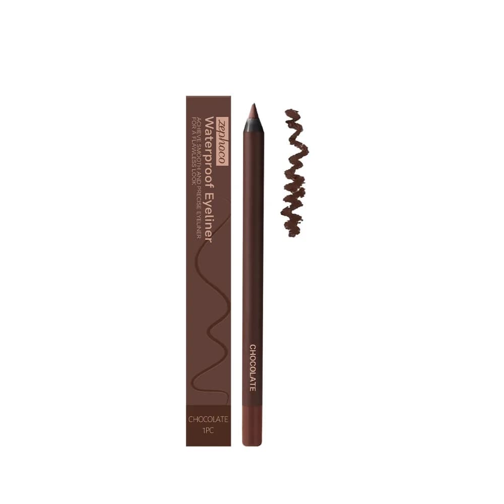 Matita Eyeliner Impermeabile 24 Ore, Anti-sbavatura, Gel Liscio, Lunga Durata, Doppia Punta, Matita Ombretto Affilabile