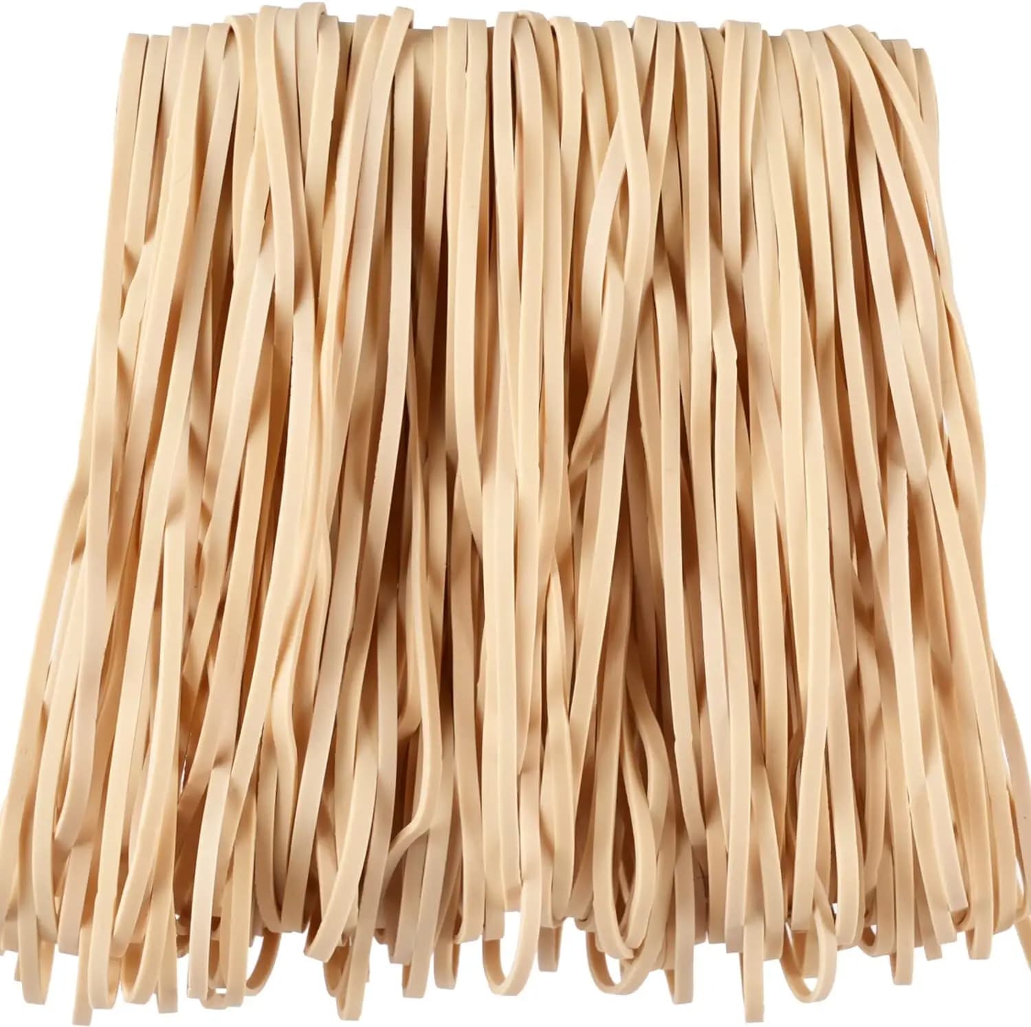 120 Pack Large Rubber Bands for Trash Cans, 7x1/8 Inch Strong Elastic Bands for Office Supplies and File Folders