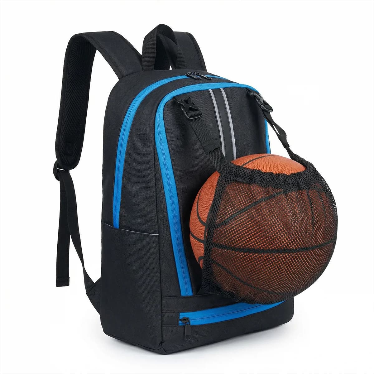 All-in-One Light Sports Bag, Dedicated Pocket Backpack for Shoes and Basketball, Perfect for Training and Gym