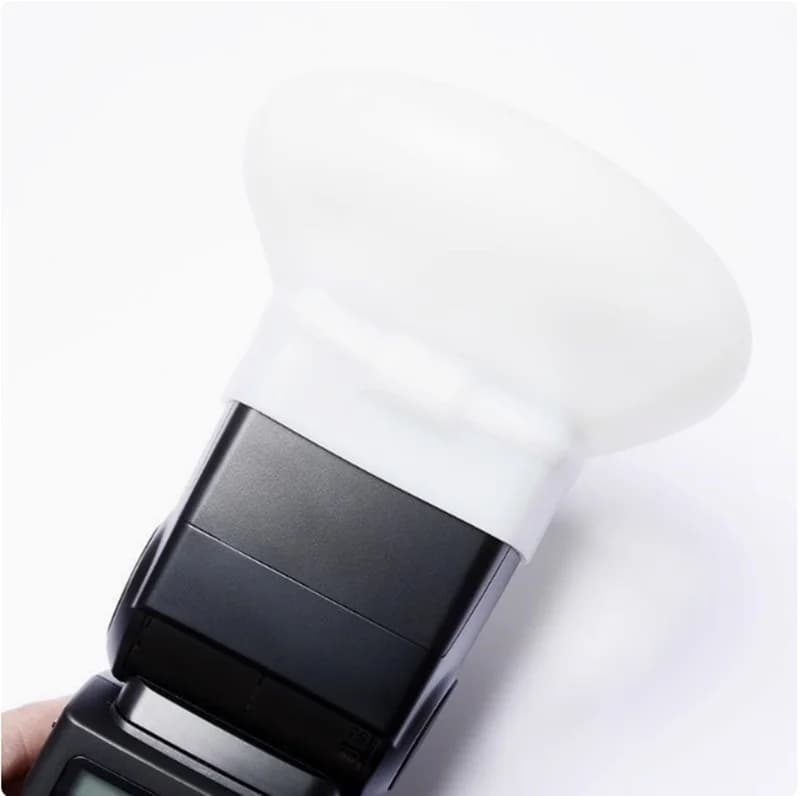 1 Pezzo Diffusore a Cupola in Silicone Morbido per Flash