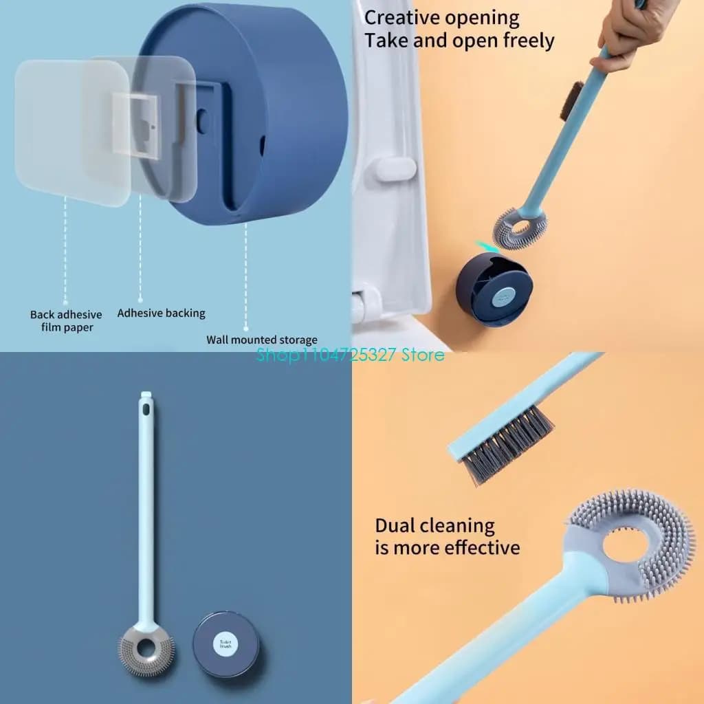 Setola setole silicone attacco parete spazzola senza trapano