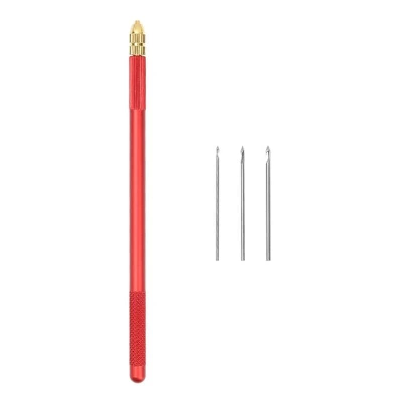 0xLD Crochet Hooks Set with Handle Crea bellissimi artigianato durevole regalo in alluminio per studenti universitari, per