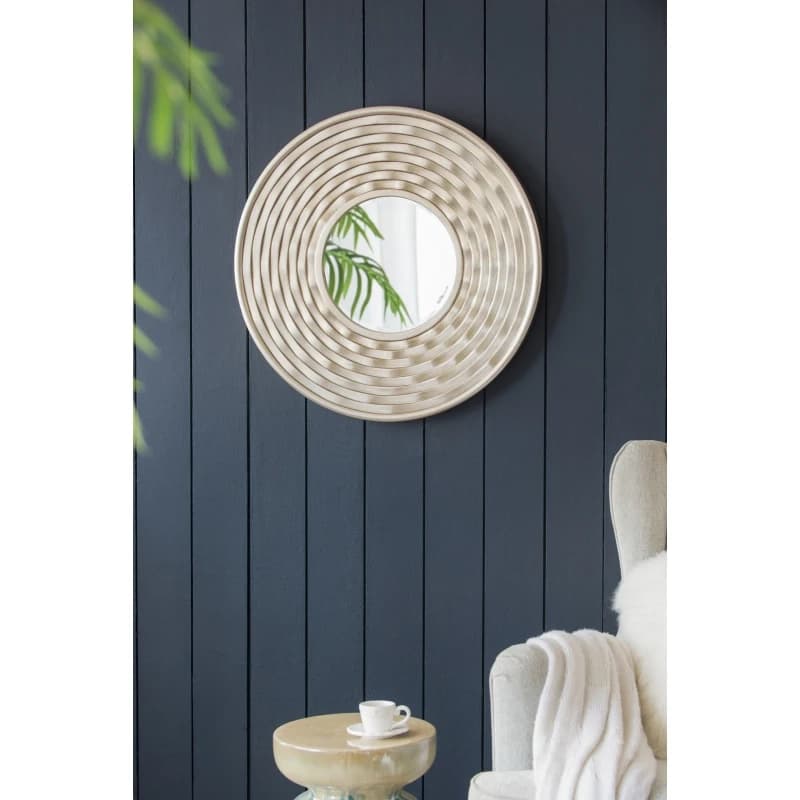 D31.3x2 Specchio rotondo, specchio da parete Decorazioni per la casa per bagno Soggiorno