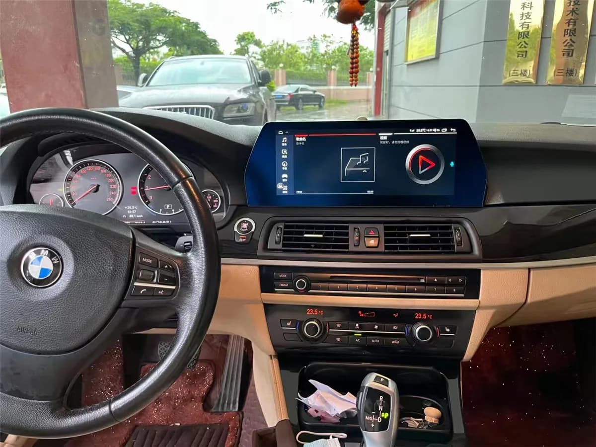 12.3 "Wireless Carplay Android 13 Schermo Multimediale Per Auto Per BMW X5 F15 X6 F16 CCC CIC 2014 - 2019 Android Auto Radio GPS 4G SIM