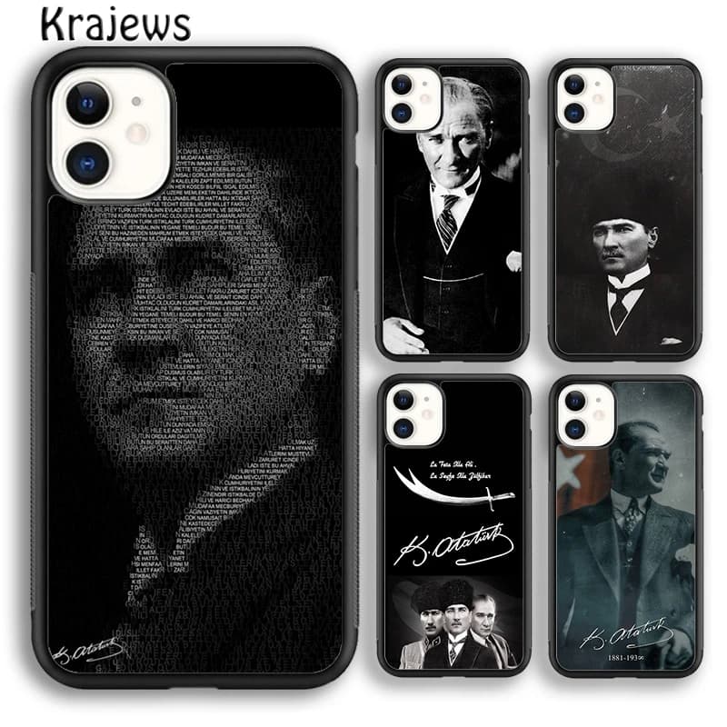 Cover per telefono Mustafa Kemal Ataturk per iPhone 17 Air 16 15 14 Plus 12 13 Pro Max