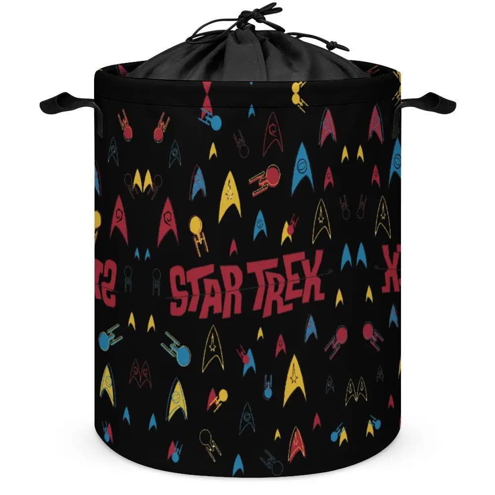 Star Trek original series Retro navy Badge Co containers basket holders dust proof sock storage handle on both sides