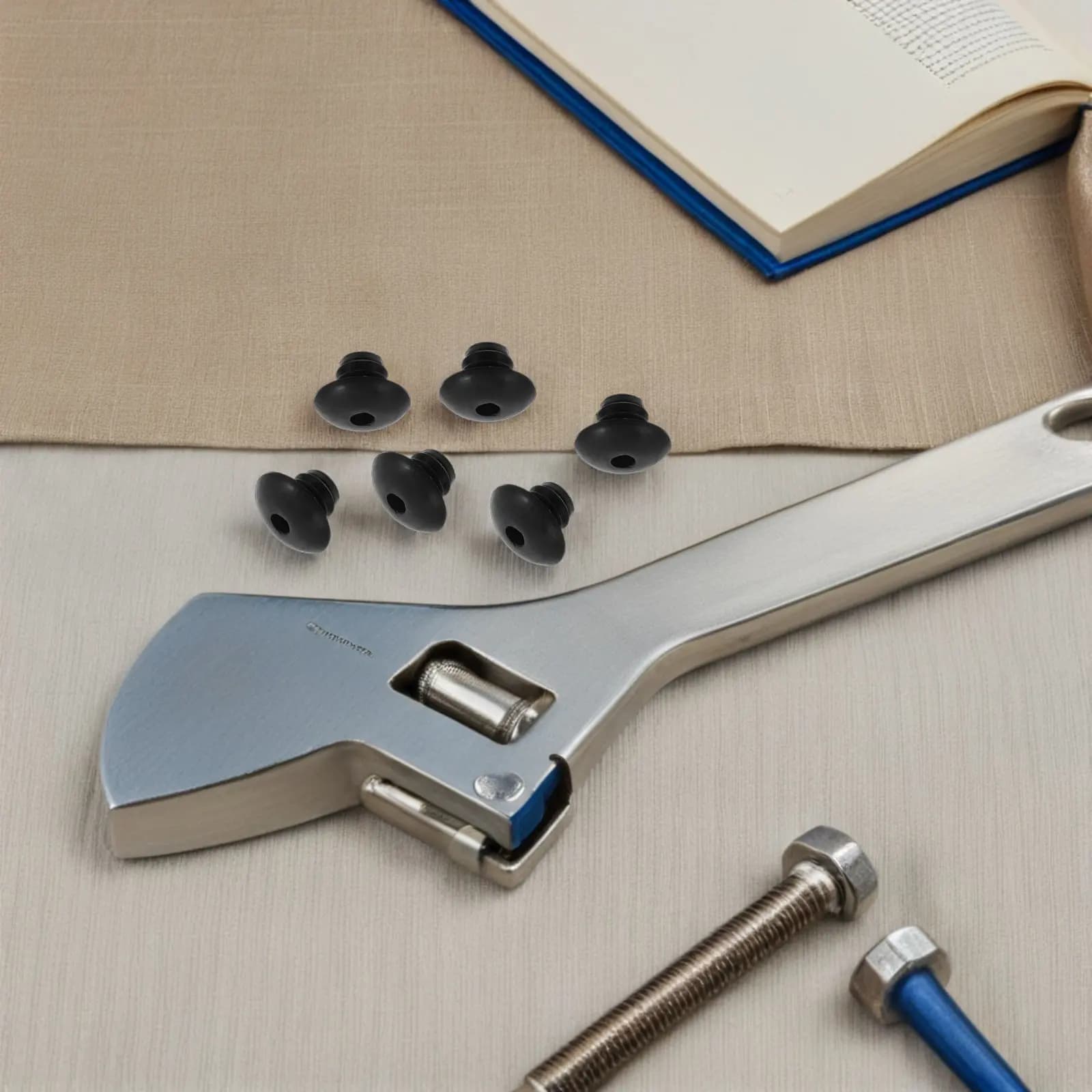 50 Pezzi Ganci per Pannello Forato Neri, Robusti, con Fissaggio Nascosto, Tappi Stabilizzanti, Accessori per Organizzazione