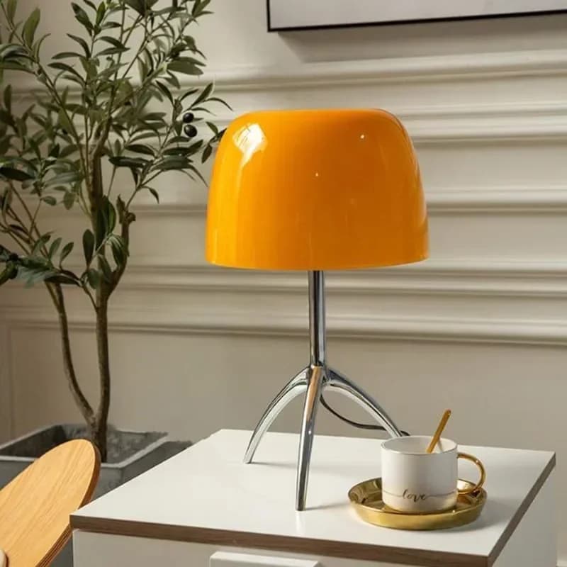 Bauhaus Style Desk Lamp LED Table Lamp Design Danish Glass Light Bedroom Postmodern Living Room Bedside Lamp for Home