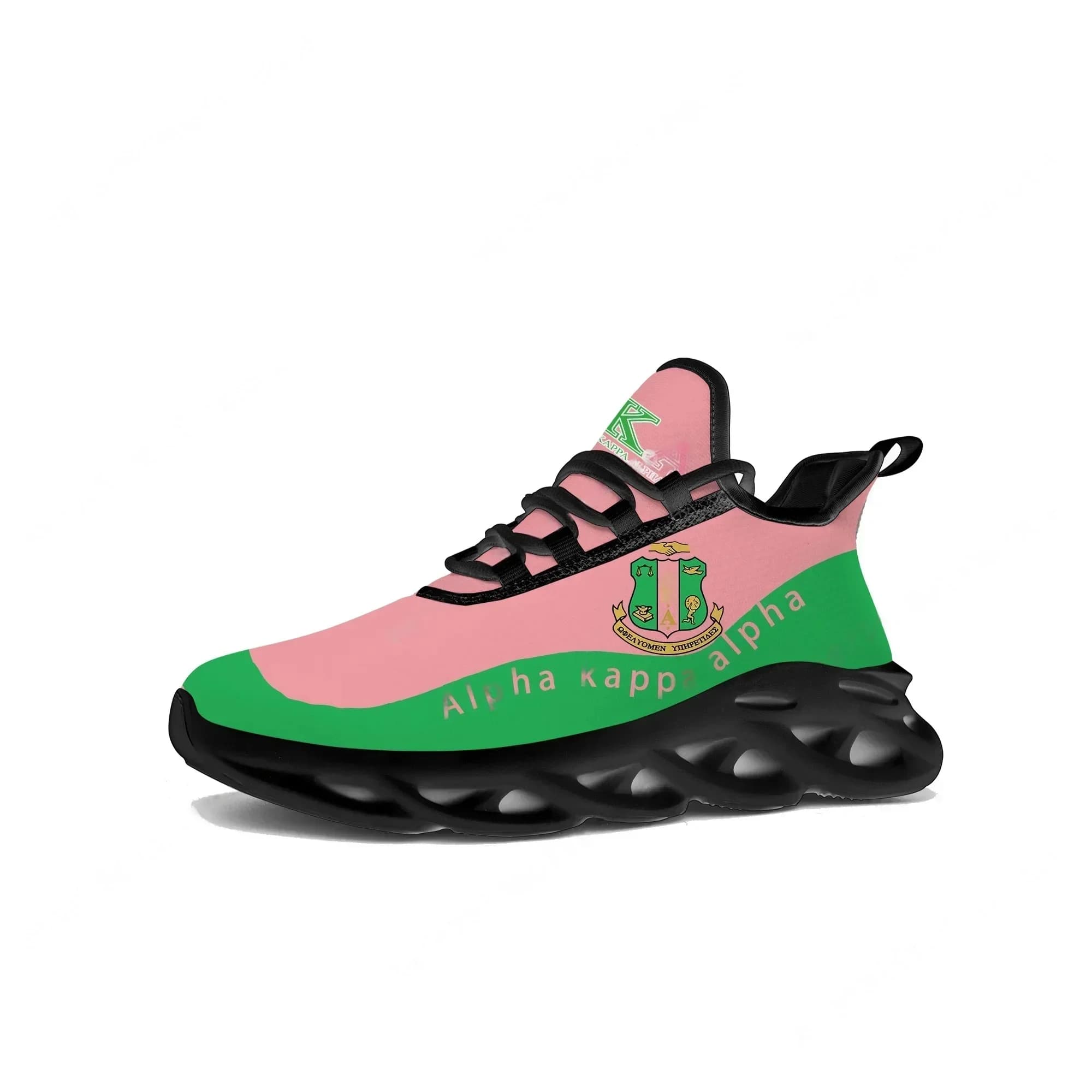 Sneakers Alpha Sorority AKA 1908, Scarpe Sportive da Corsa per Uomo e Donna, Sneaker Kappa Alpha con Lacci, Calzature in Rete Personalizzabili