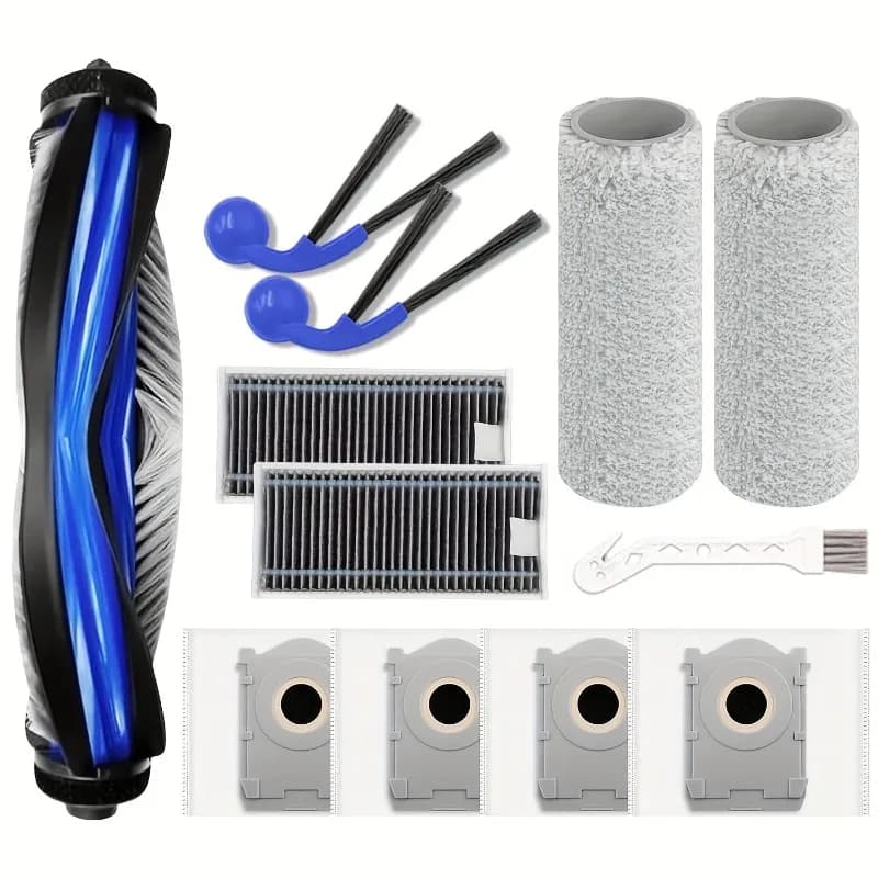 12Pcs Replacement Accessories Kit Compatible For ECOVACS DEEBOT T80 Omni Robot Vacuum & Mop Cleaner