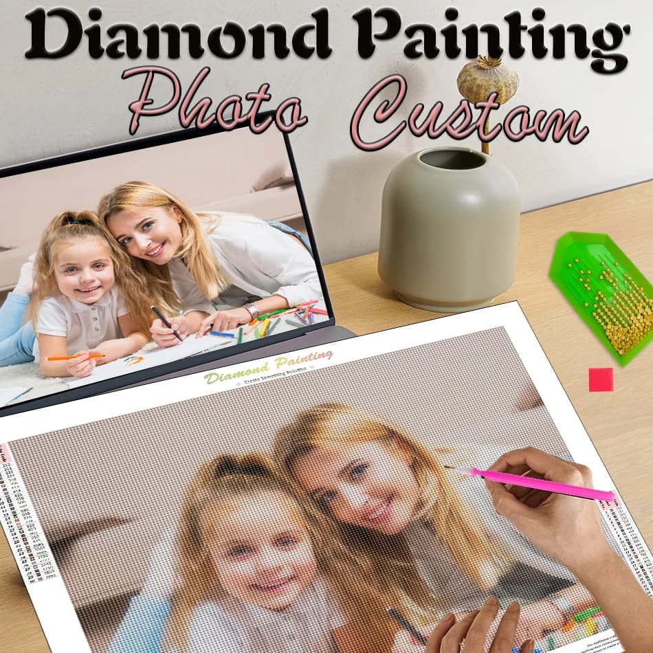 CHENISTORY Photo Custom Full Square/Round Diamond Painting Cross Stitch Diamonds Embroidery Art Kit Diy Gift Home Decoration