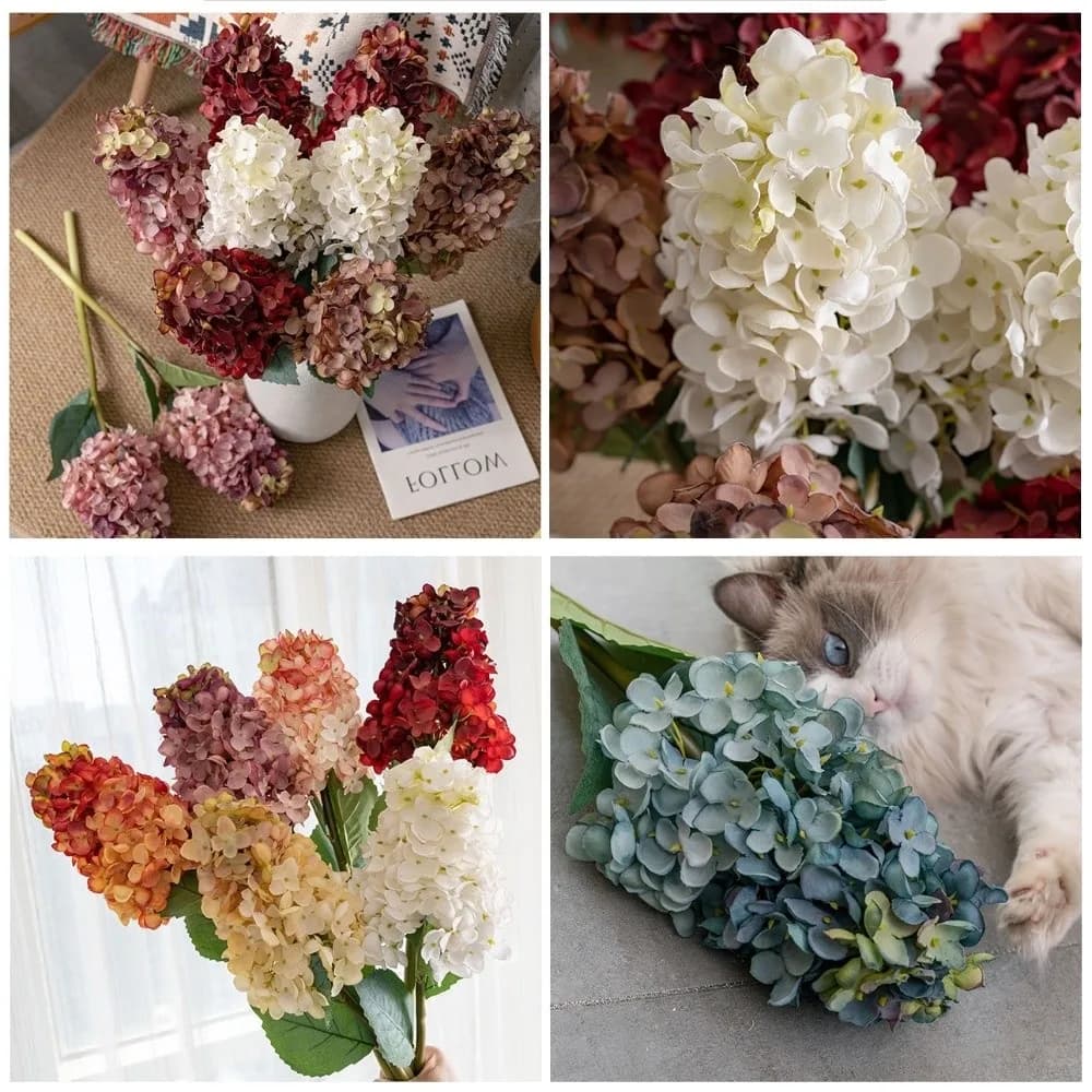 New 70 Cm Artificial Lilac Flower Floral Display Simulation Artificial Faux Plants Pink Fake Flower Wedding Decoration