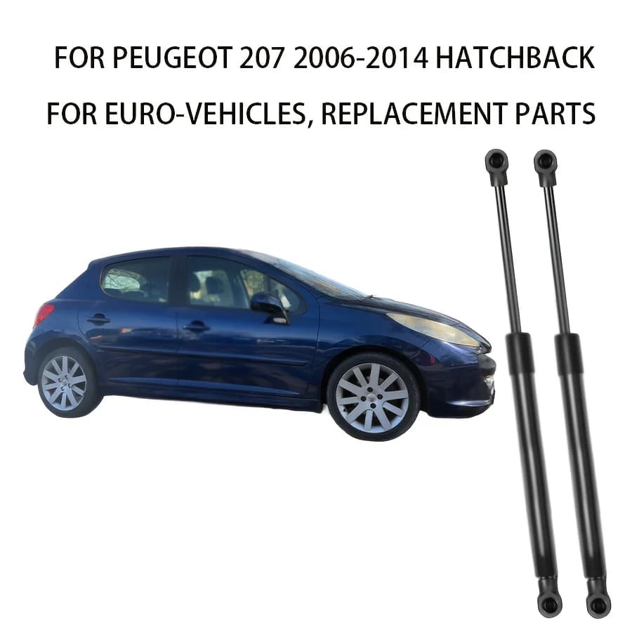 Molle a gas per portellone posteriore da 2 pezzi per Peugeot 207 2006-2014 Hatchback