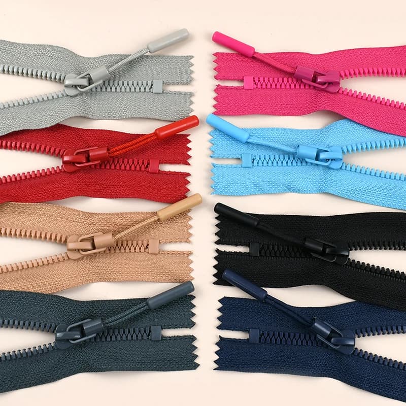 2/5/10 pezzi Meetee 5 # Cerniera in resina 15/20/25 cm Close-End 40-80 cm Borsa con cerniera aperta Chiusura giacca Zipper Cucito Cerniere di separazione