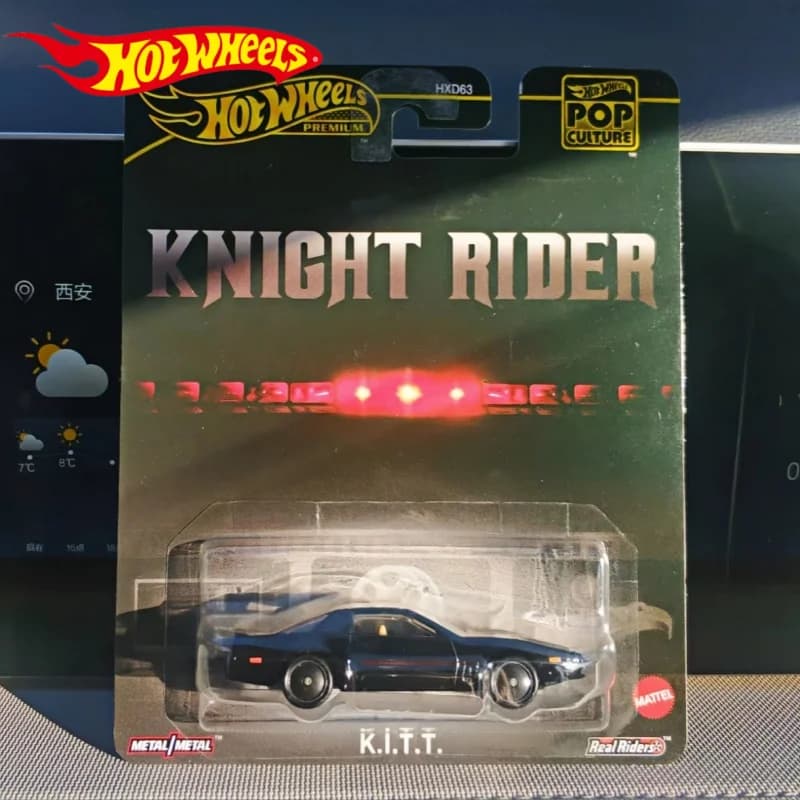 Hot Wheels Knight Rider KITTT Nero # 83 Pop Culture KT Hxd63 Retro Entertainment KITTT 1/64 Diecast Model Car Toy