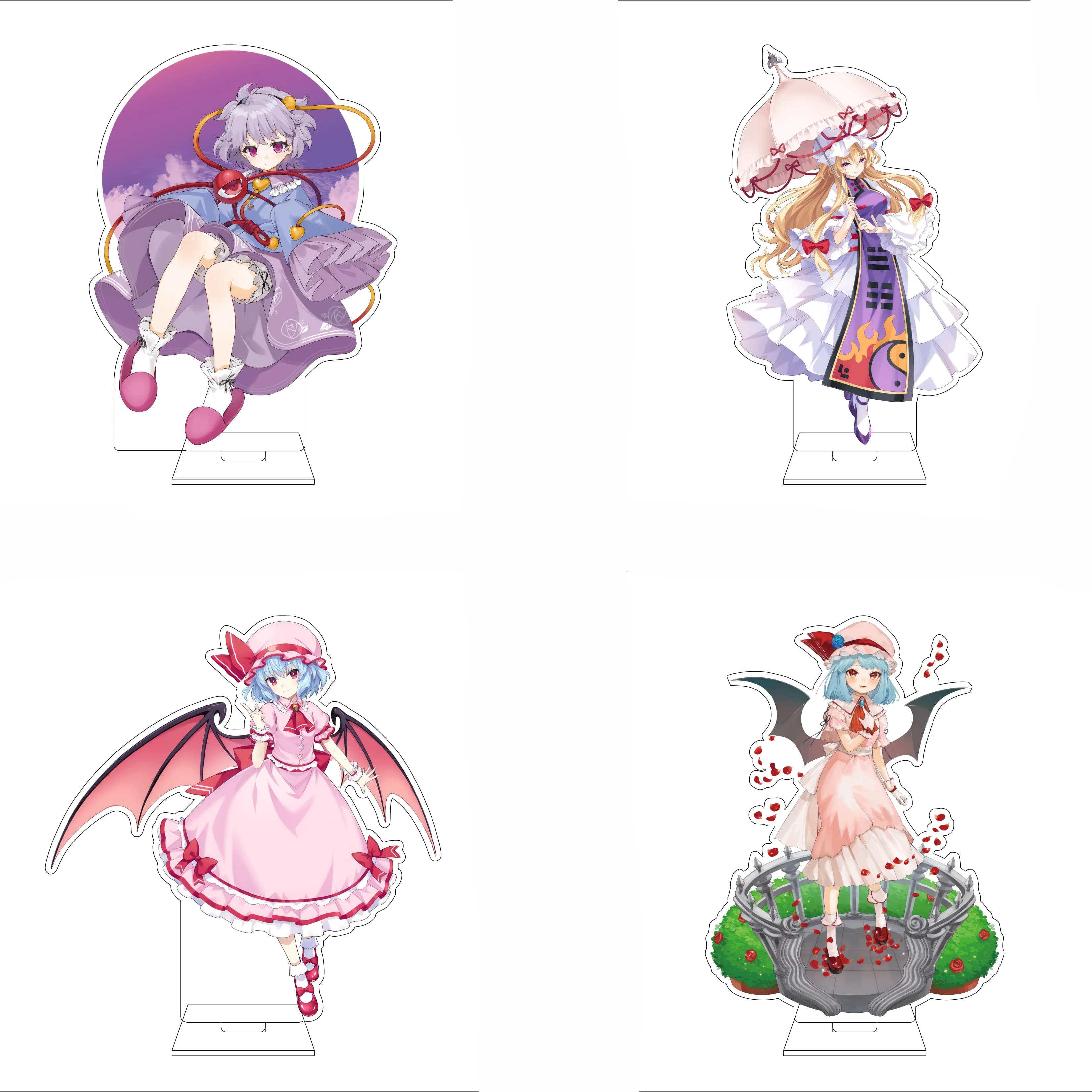 Statuetta in Acrilico da 16CM del Progetto Anime Touhou, Supporto per Cosplay, Rumia Konpaku Youmu Izayoi Sakuya Hakurei Reimu, Ornamenti e Regali