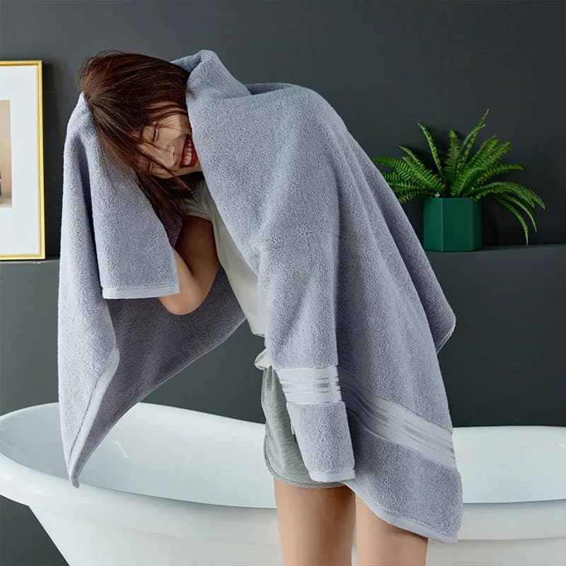 Asciugamani da bagno in cotone egiziano Asciugamani per il viso pettinati Set o adatti individualmente per viaggi sportivi, casa, hotel e uso in bagno