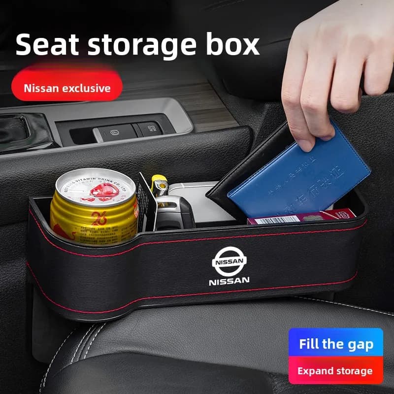Per Nissan Sylphy Accessori interni X-Trail Teana Qijun Scatola portaoggetti per cucitura seggiolino auto