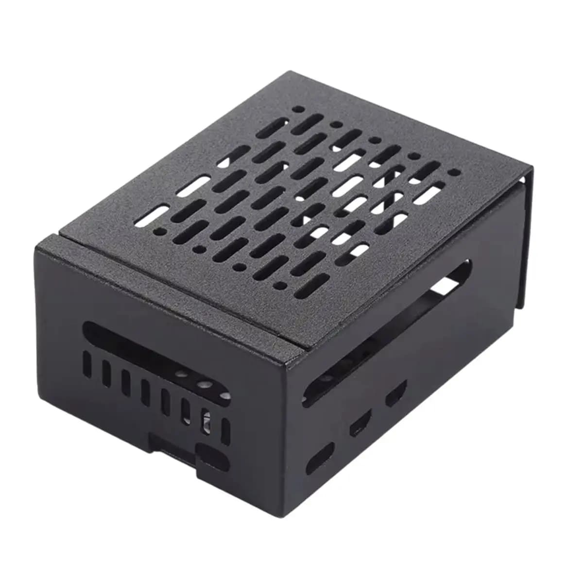 HGHO Case in Metallo con Ventola di Raffreddamento per Raspberry Pi 5, Scheda di Espansione PCIe a M2 NVMe SSD per Raspberry Pi 5