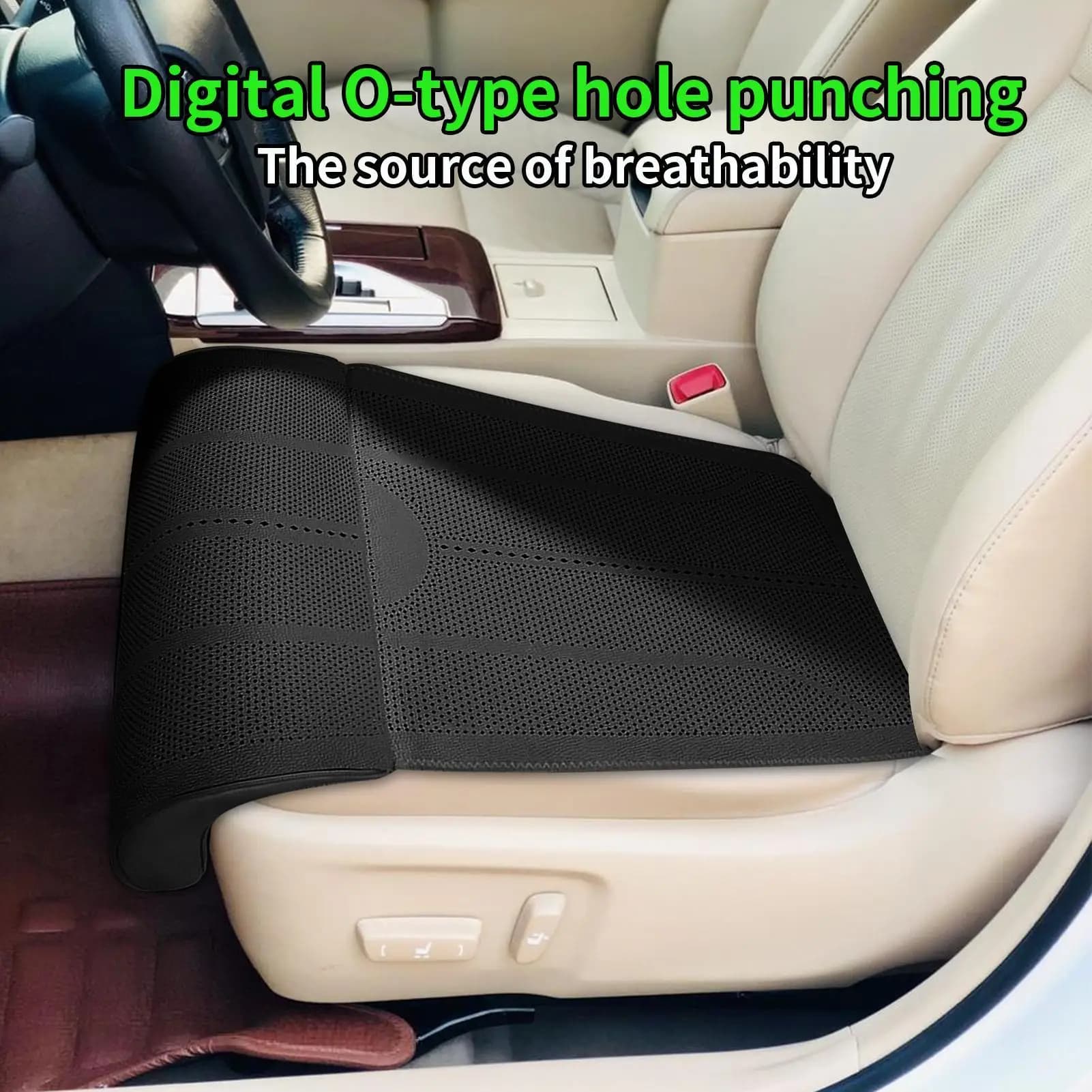 Car Seat Leg Extender Car Leg Support Pillow Cushion Adjustable Automotive Knee Rest Mat for Driver Passenger Commuting Travel