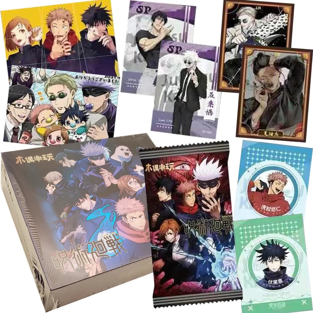 Carte da Collezione Anime Jujutsu Kaisen: Personaggi Fantastici e Avventurosi, Carte Cinematografiche Cool in Close-up, Regali Divertenti per Bambini