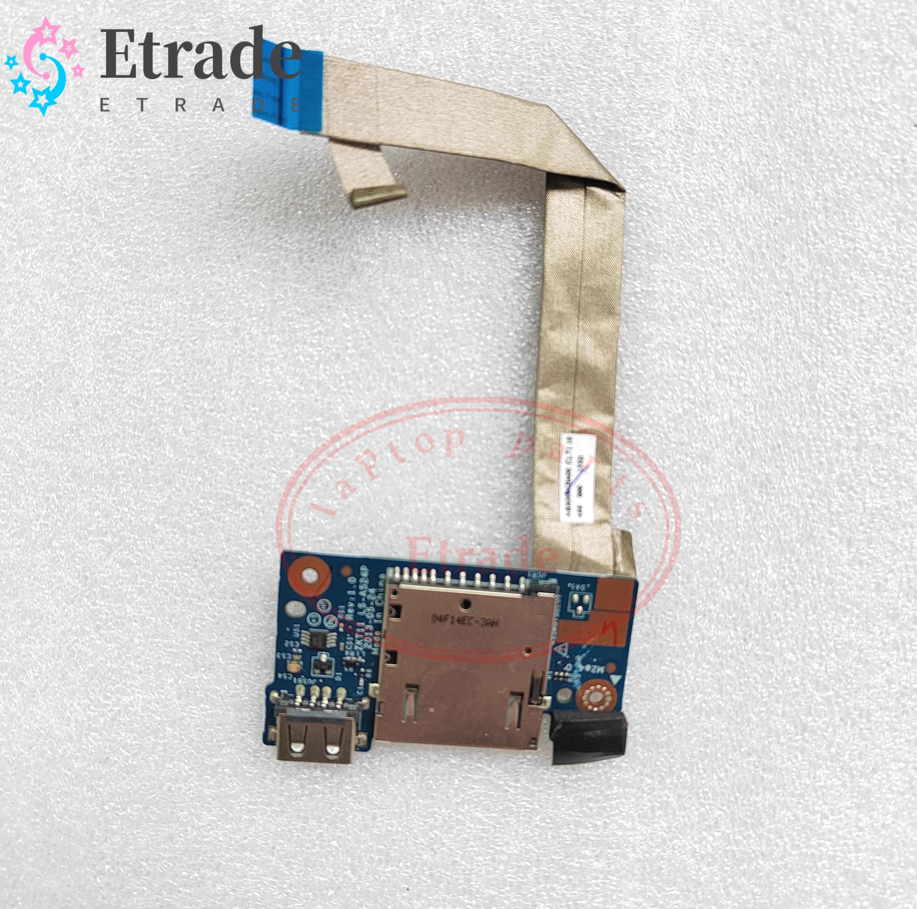 98 New original USB port for HP Pavilion 11-e SD card reader with LS-A524P cable