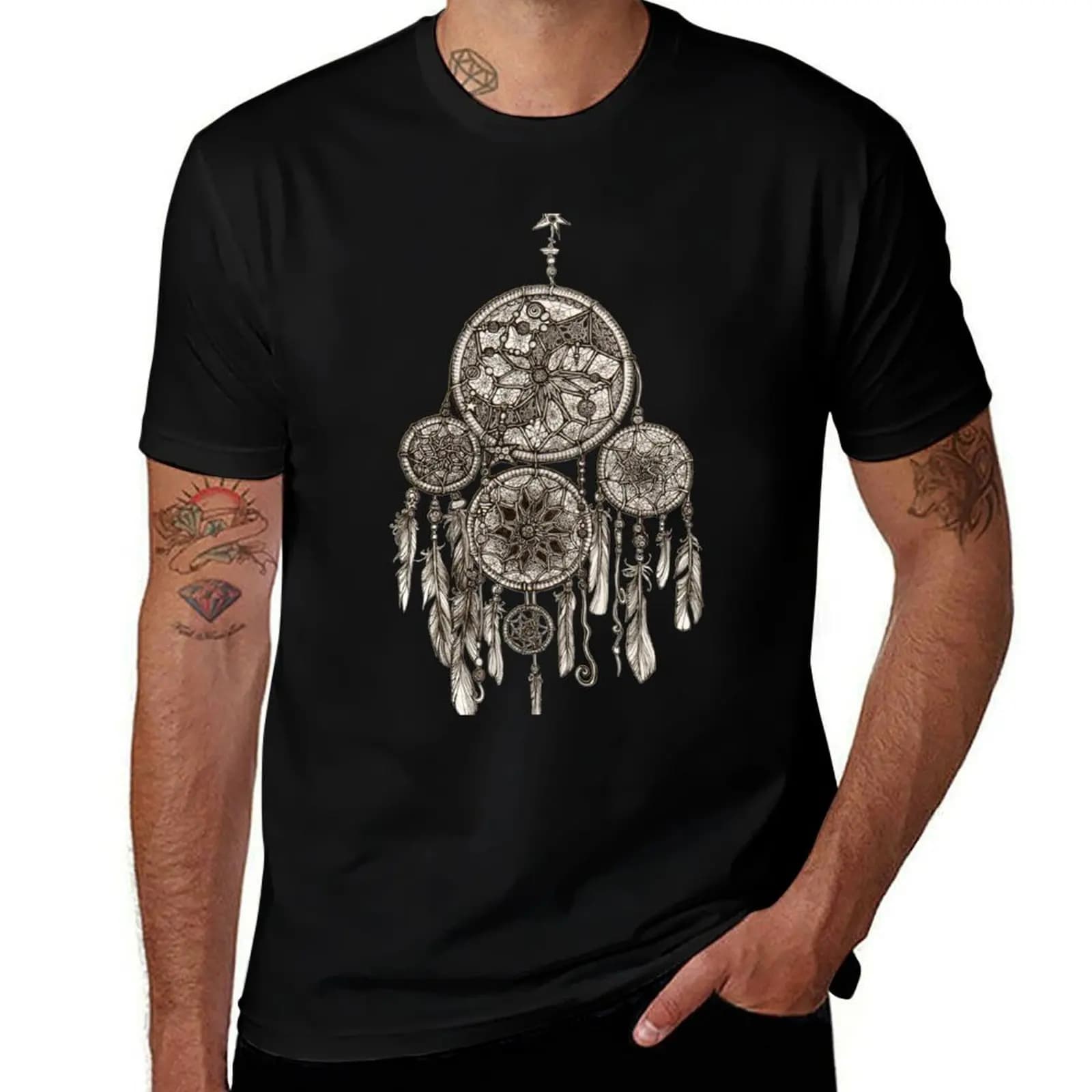 Dreamcatcher T-Shirt Sport Basic Moisture Wicking Tee T-Shirt