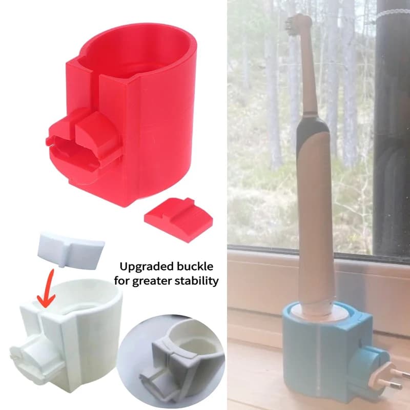 High Quality Plastic Electric Toothbrush Charging Base Cable Storage Box Mounting Bracket / Power Cable Management