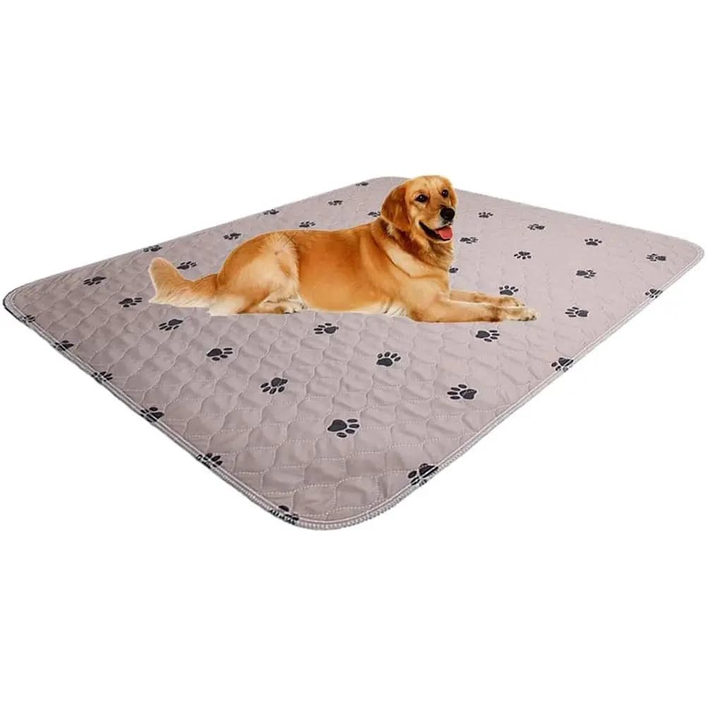 Tappetini per Addestramento Cani Grandi, Lavabili e Riutilizzabili con Guanti per la Toelettatura, Super Assorbenti per l'Addestramento dei Cuccioli