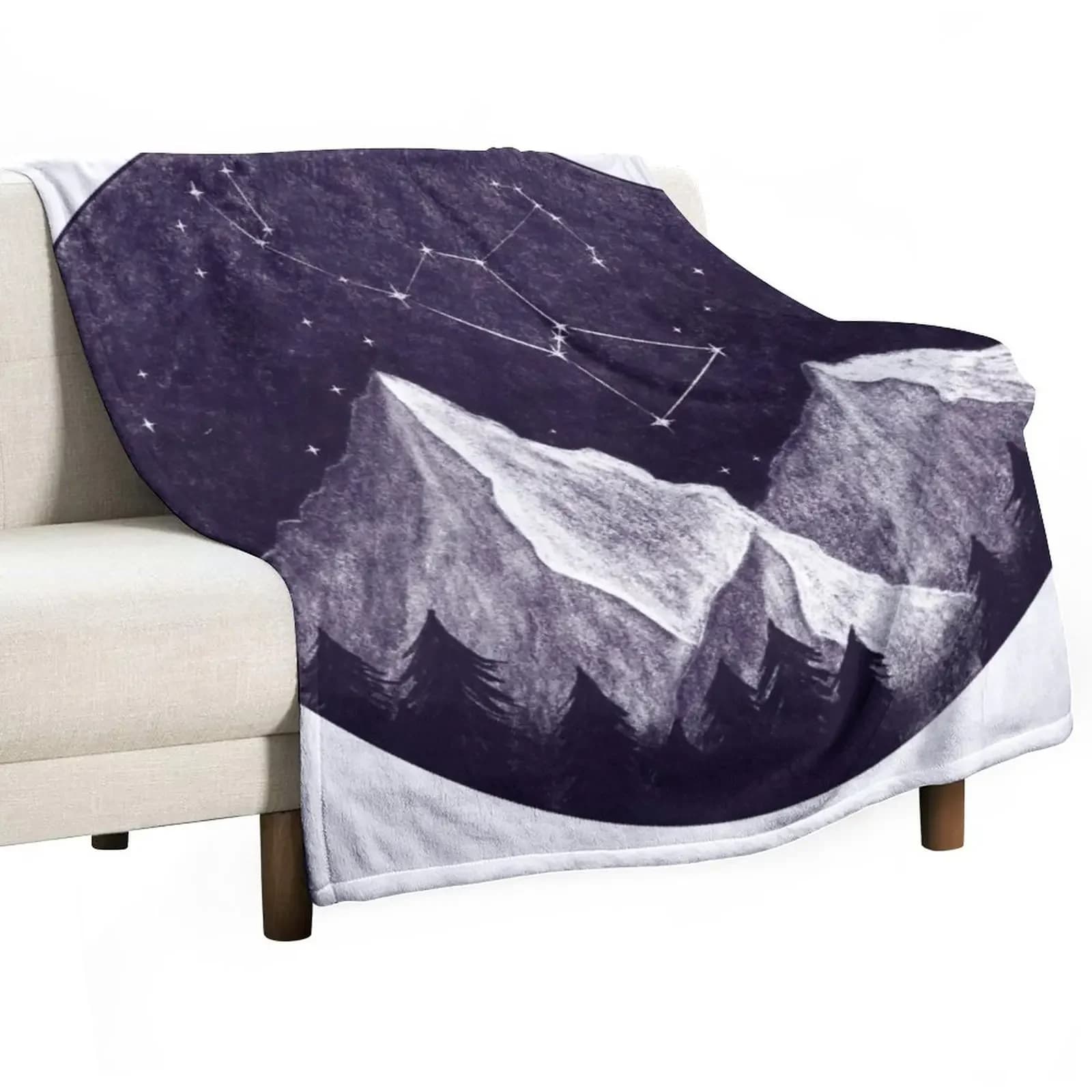 Orion constellation Throw coperta coperta allentata coperte per divani coperta pelosa