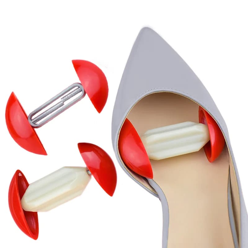 1 paio di mini alberi per scarpe portatili scarpe anti deformazione barelle scarpe da ginnastica scarpe con tacco albero che modella le scarpe antirughe dura