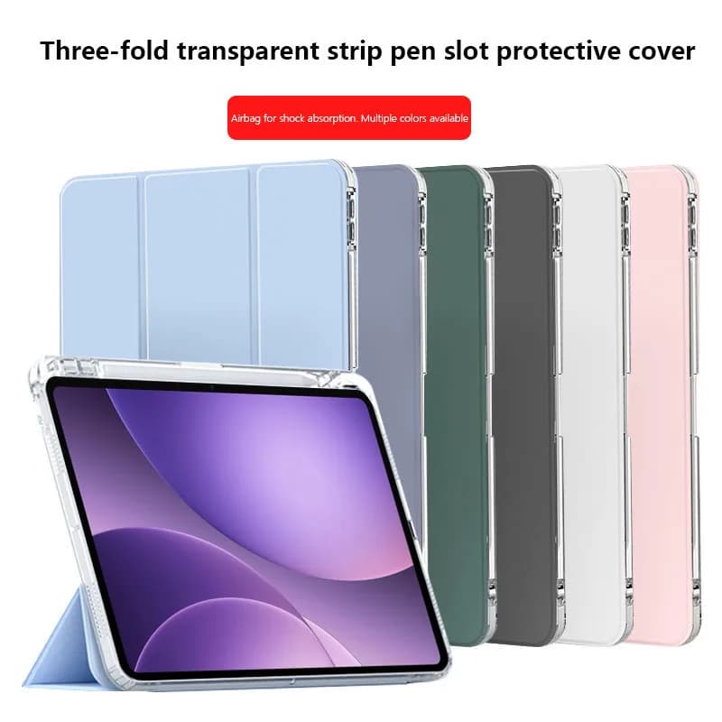 Shockproof Soft TPU Transparent Case for OPPO Pad 5 Pro 13.2 OPD2511 2026 13.2 inch with Pencil Holder