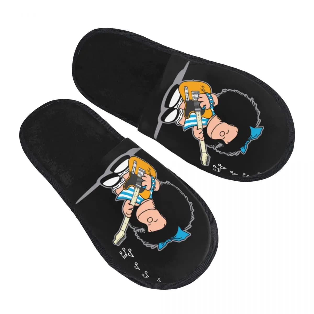 Stampa donna Mafalda Quino Comics Pantofole da casa Morbide e calde Classiche cartoni animati Manga Memory Foam Soffici pantofole Scarpe da esterno per interni