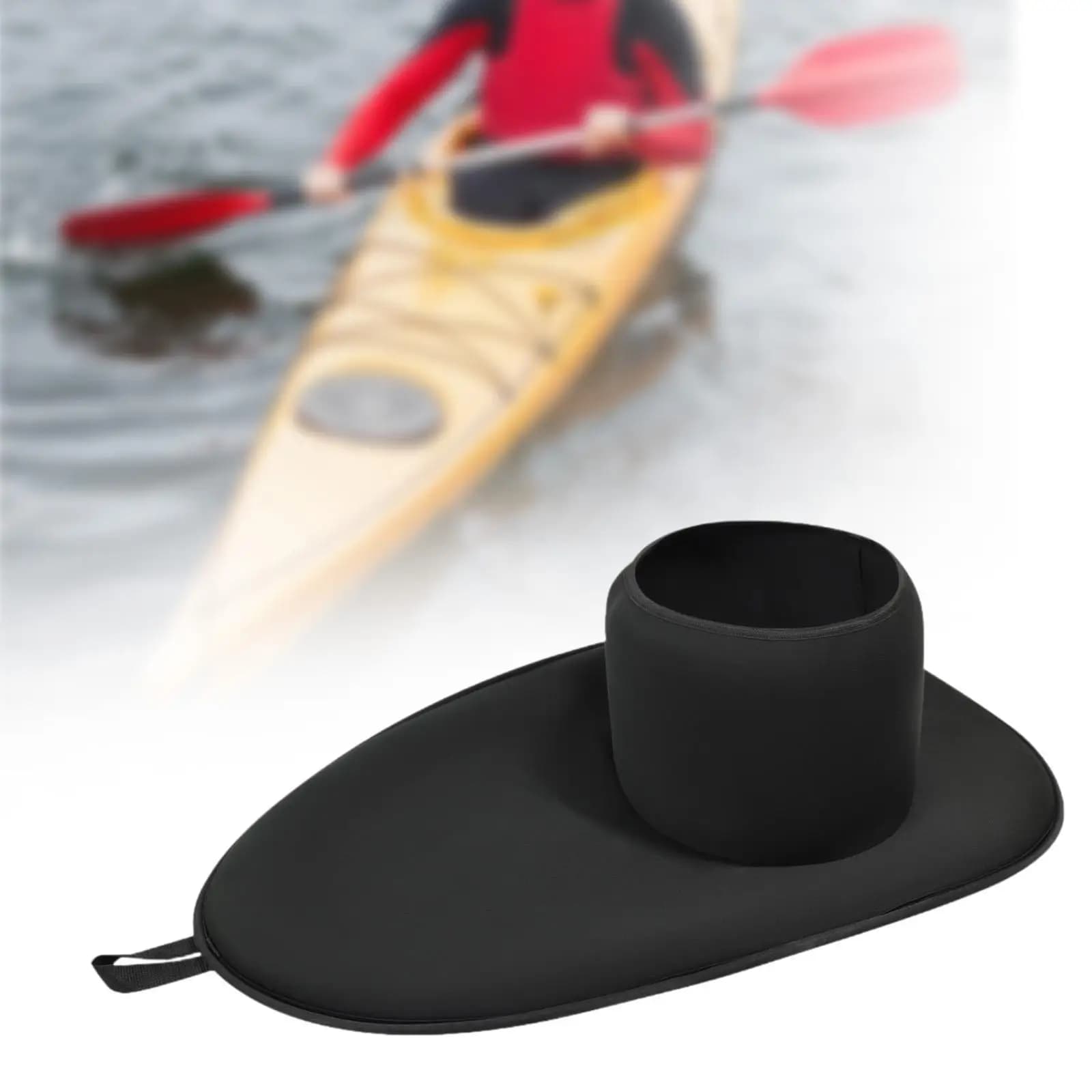 Gonna spray per kayak regolabile Copertura in tessuto SBR impermeabile universale adatta per kayak gonfiabile canoa pagaia all'aperto