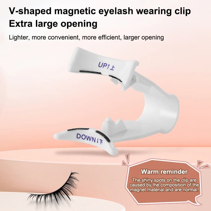Professional applicator for extension magnetic eyelashes Two-stage fake eyelashes Bigodino Clip Clasp Clasp Beauty tool for makeup