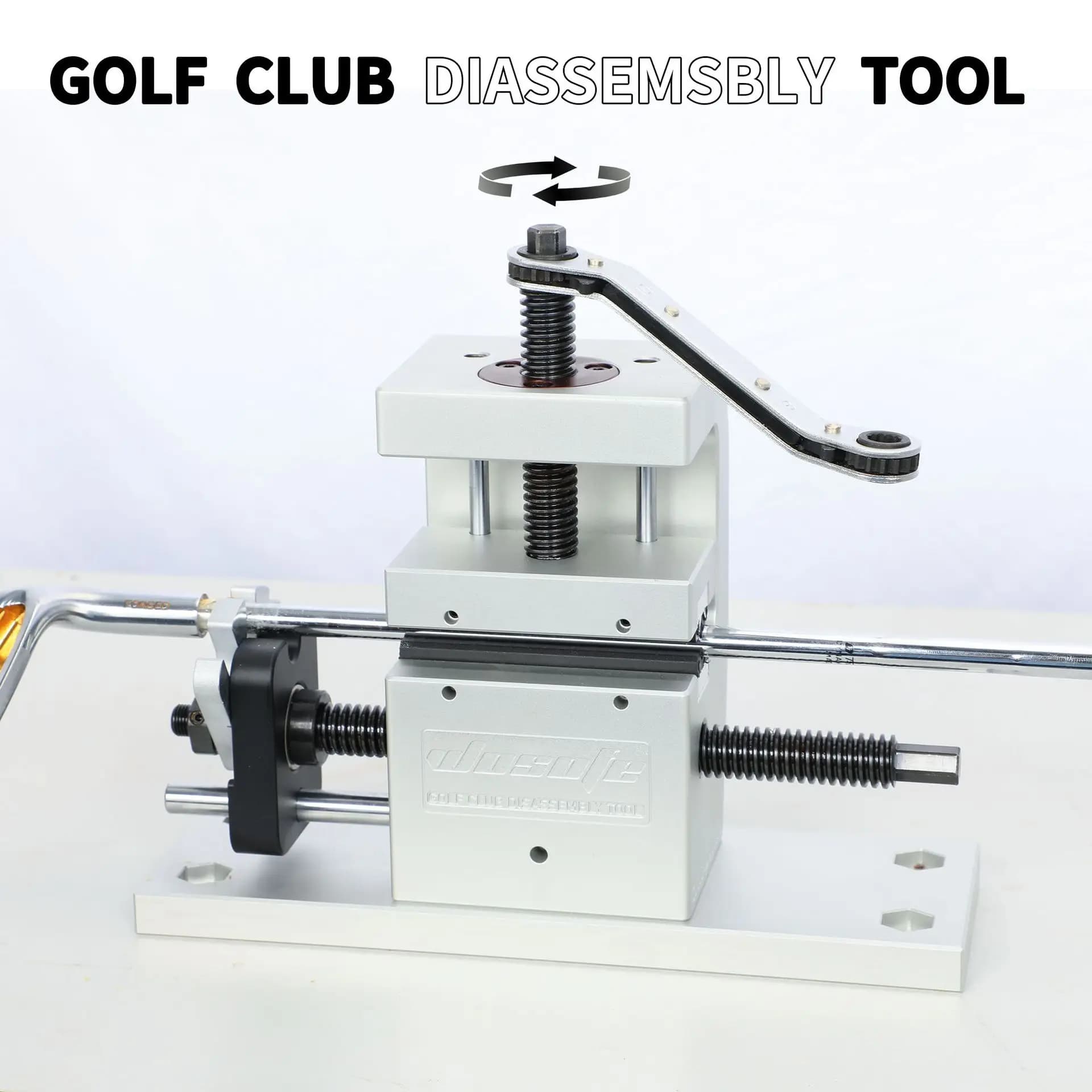 Nuovo strumento di riparazione per la rimozione del club dell'attrezzatura per la manutenzione dell'officina del separatore dell'albero della testa della sfera della macchina per il ritiro del golf