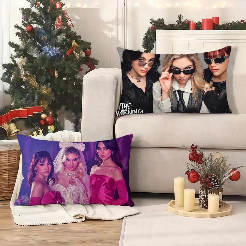 Rock Band The W-Warning cushion cover Rectangular pillowcases are comfortable and soft for coffee shops offices pillowcase