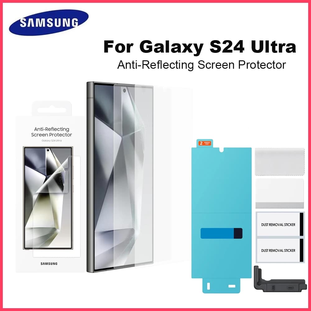 Proteggi schermo antiriflesso originale Samsung 2 pezzi EF-US928 per protezione schermo smartphone Galaxy S24 Ultra