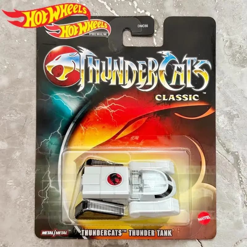 Originale Hot Wheels Premium Auto Thundercats Classico Thunder Carro Armato Ragazzi Giocattoli 1/64 Diecast Cultura Pop Roadkill Modello di Veicolo Regali