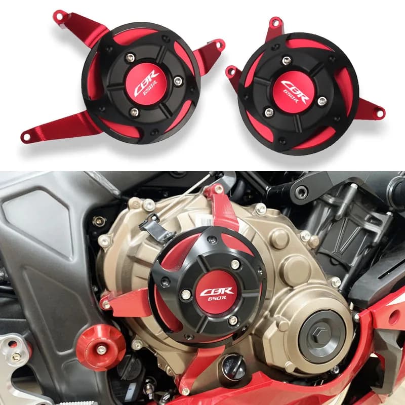 Per HONDA CB650R CBR650R CB CBR 650R 2021-2023 moto CNC copertura protettiva del motore carenatura cursori Crash Pad