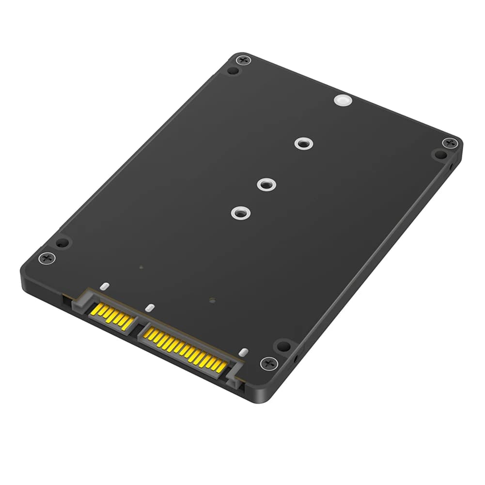 Adattatore M.2 NGFF B Key a SATA da 2,5 pollici per SSD, Box Esterno per SSD M.2, Adattatore da M.2 NGFF SSD a SATA III da 2,5 pollici