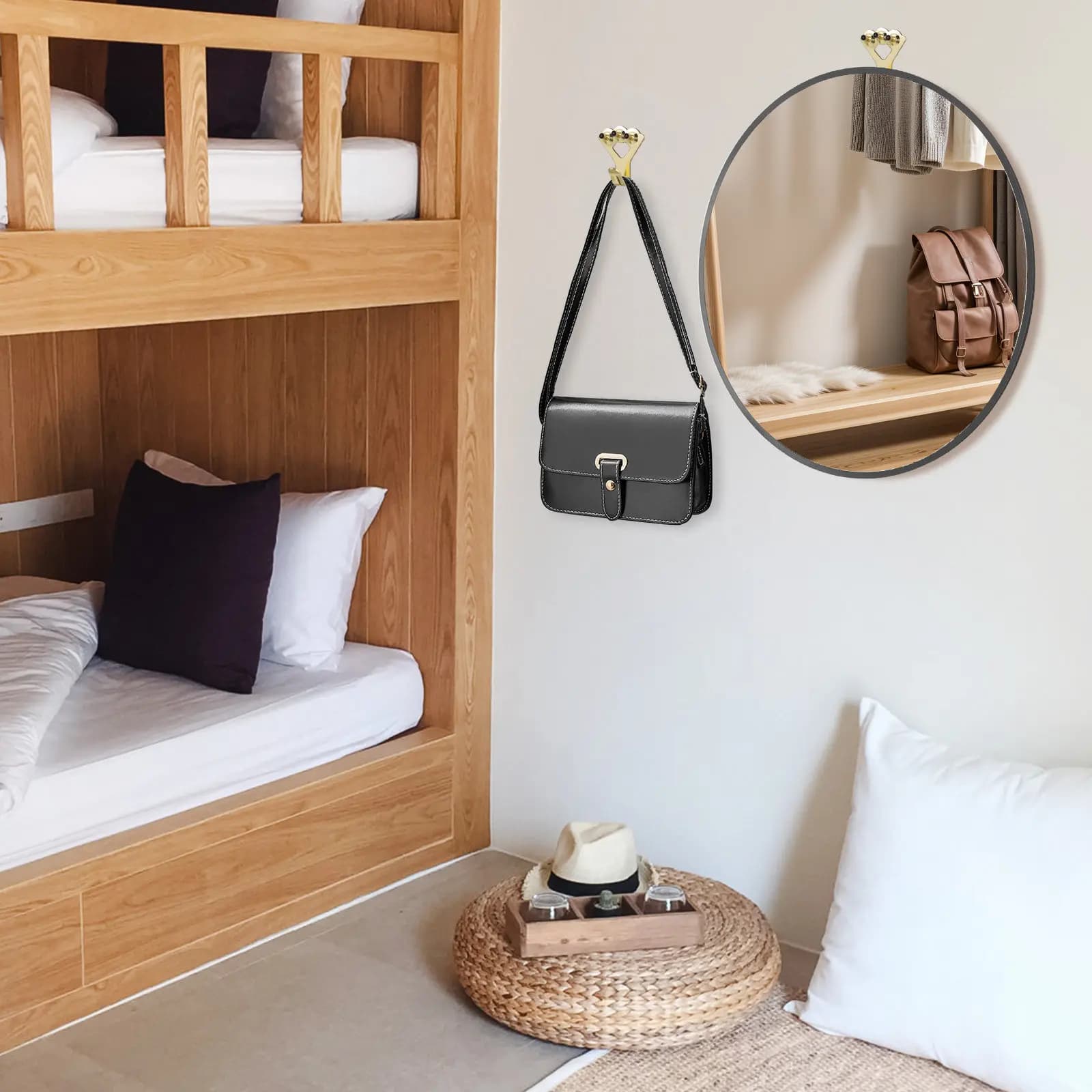 20Pcs Picture Frame Hooks Metal Heavy Duty Wall Mount Drywall Plaster Concrete Hanging Hardware Picture