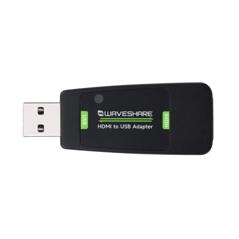 Scheda di acquisizione video HDMI ad alta definizione con porta USB Waveshare, per giochi/streaming/fotocamere, adattatore da HDMI a USB