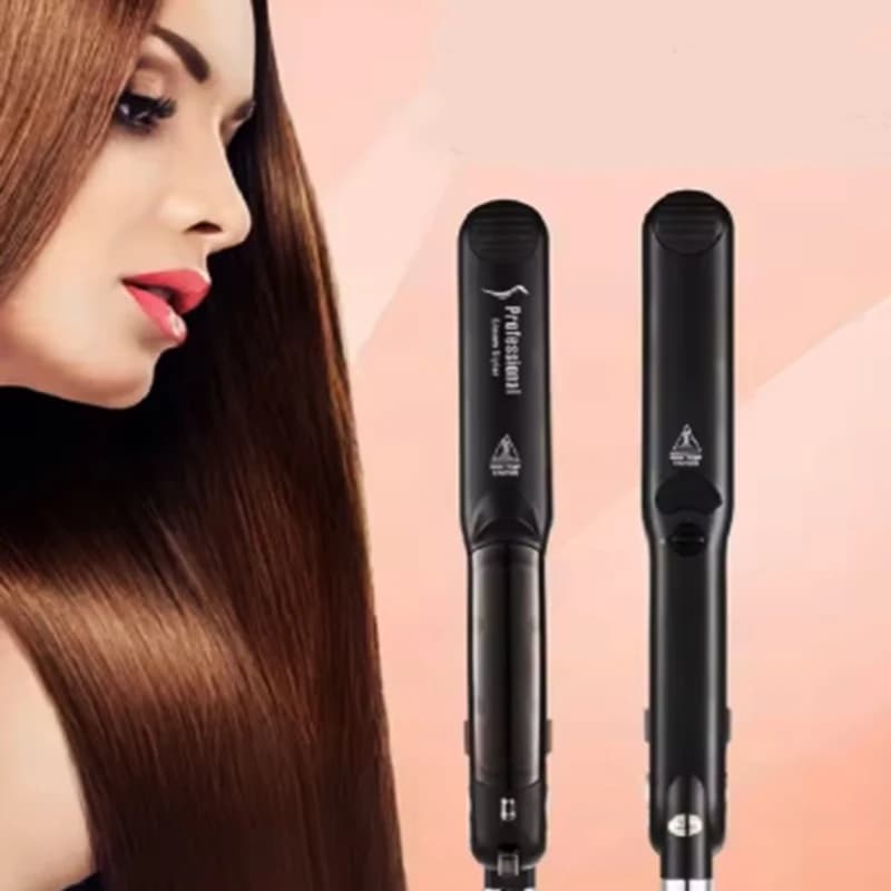 Steam hair plate Ceramic steam plate Steam plate Steam iron for dry and wet hair Steam styling tool Hair styling accessories