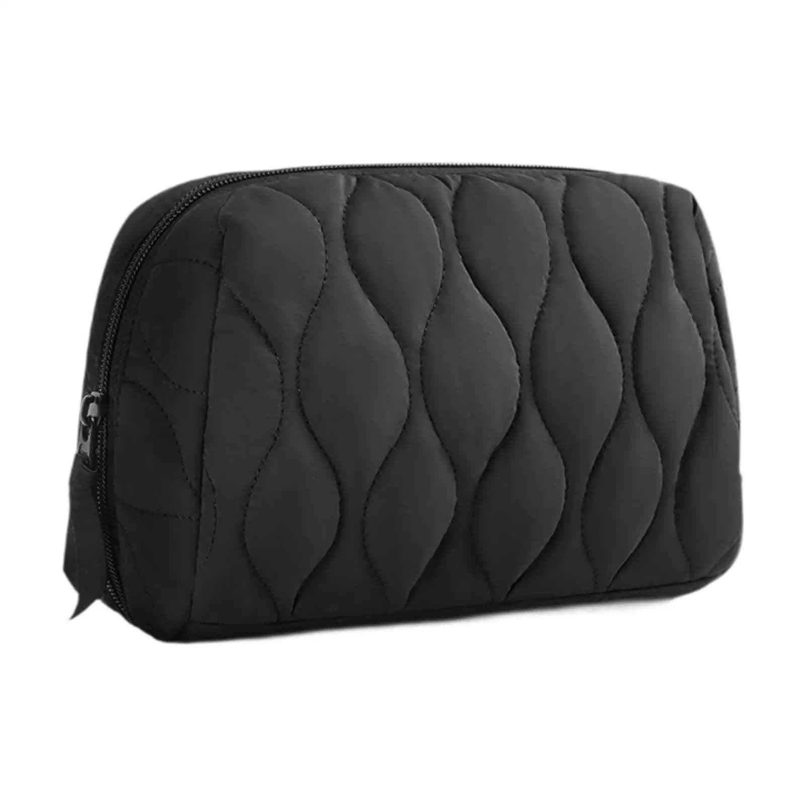 Borsa da viaggio per trucchi e cosmetici, pochette per accessori da toilette, pennelli e telefono, borsa trucco portatile con cerniera, beauty case